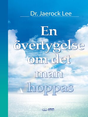 cover image of En övertygelse om det man hoppas (Swedish Edition)